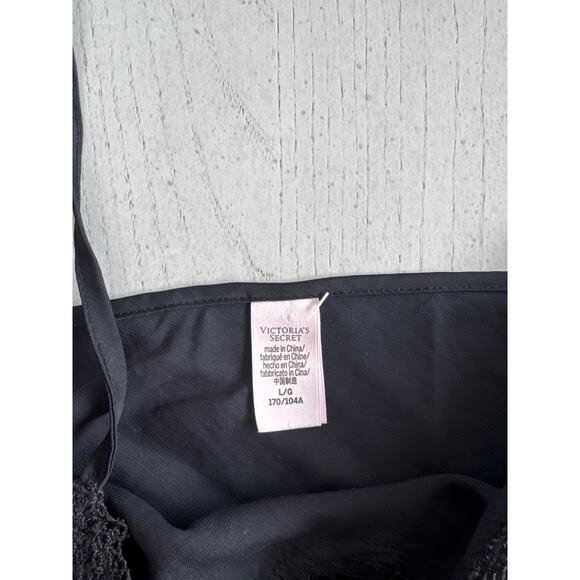 Victoria's Secrete Lace Black Cami Slip Lingerie Romantic Angelcore Cottage - Picture 4 of 5